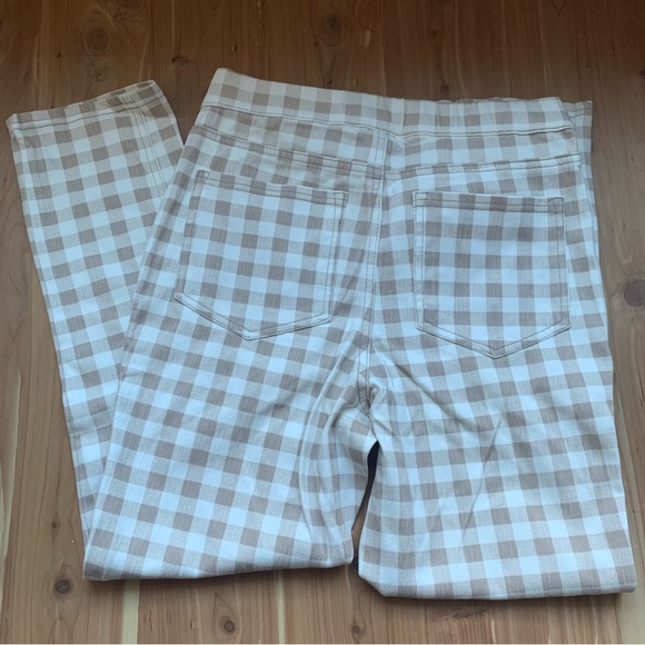 NWOT Isaac Mizrahi Gingham Pull-on Jean - Picture 8 of 15